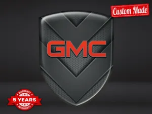 GMC Adesivi Logo su Misura Universali Premium Regolabili